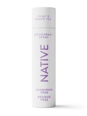 Native Lilac & White Tea Deodorant Spray — White & Lavender